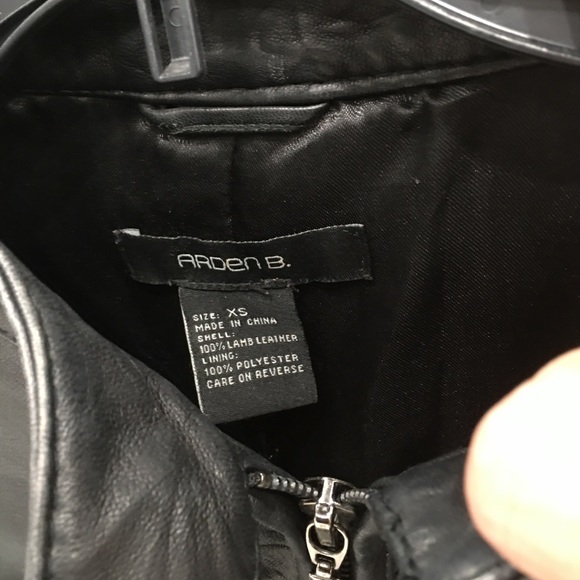 Arden B. Lamb Leather Jacket - Picture 4 of 6